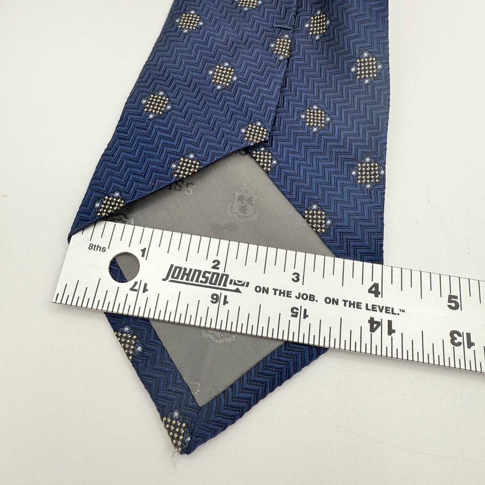Robert Talbott Necktie Silk Blue Patterned Busine… - image 6